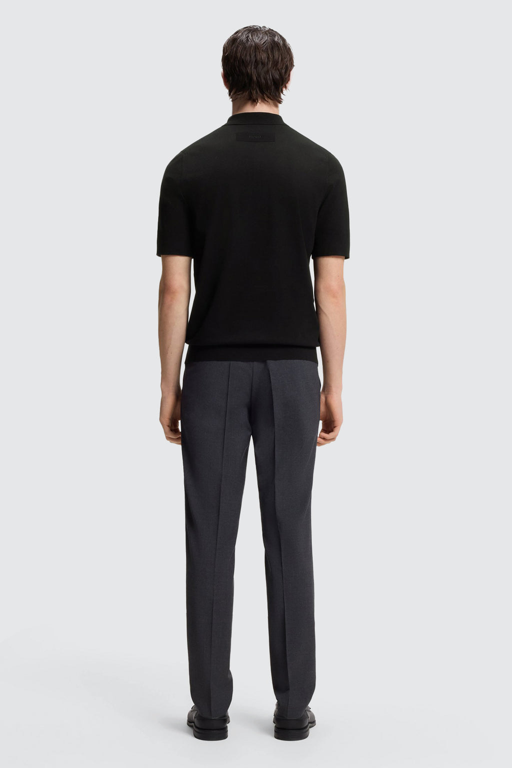 Hugo Boss San Peter-CV Reg. SS Knit Black