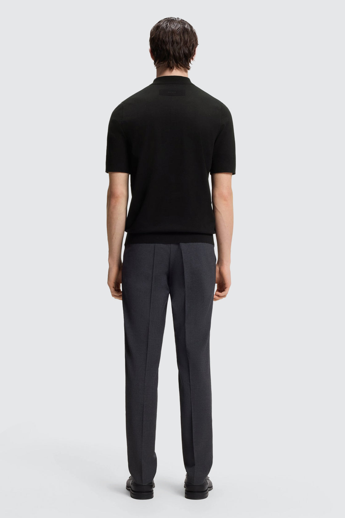 Hugo Boss San Peter-CV Reg. SS Knit Black