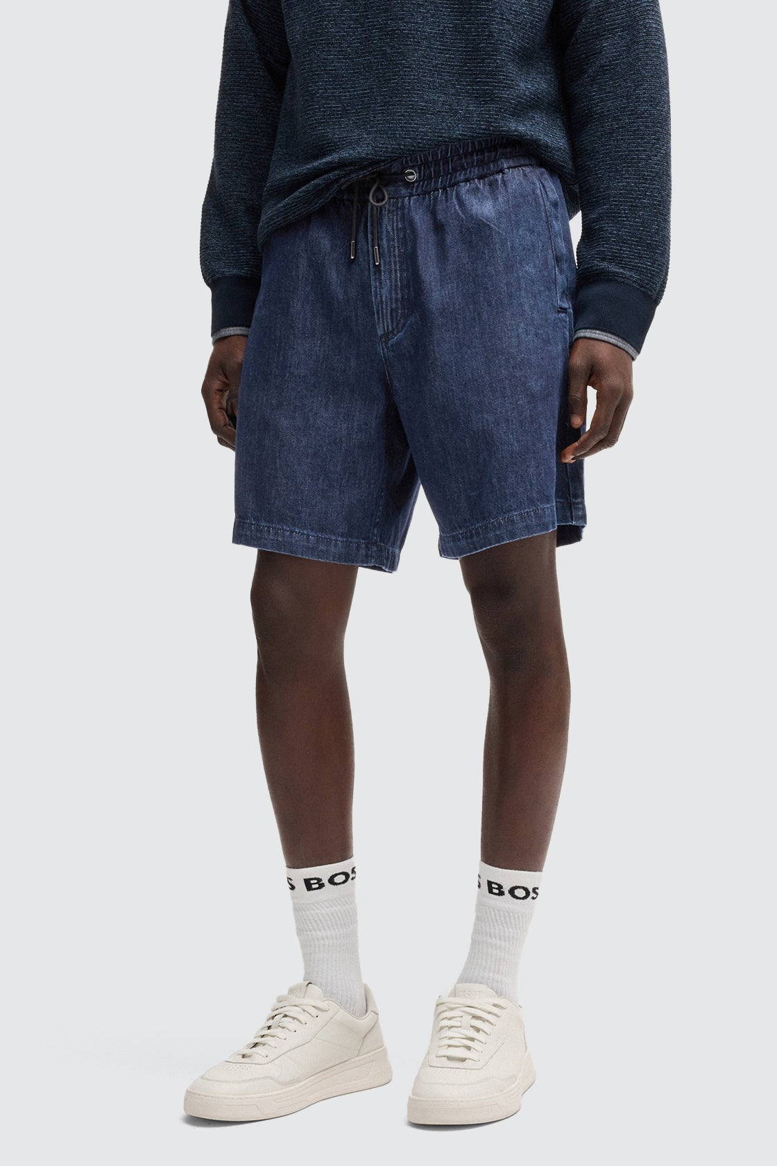 Hugo Boss Sandrew Shorts Denim Dark Blue