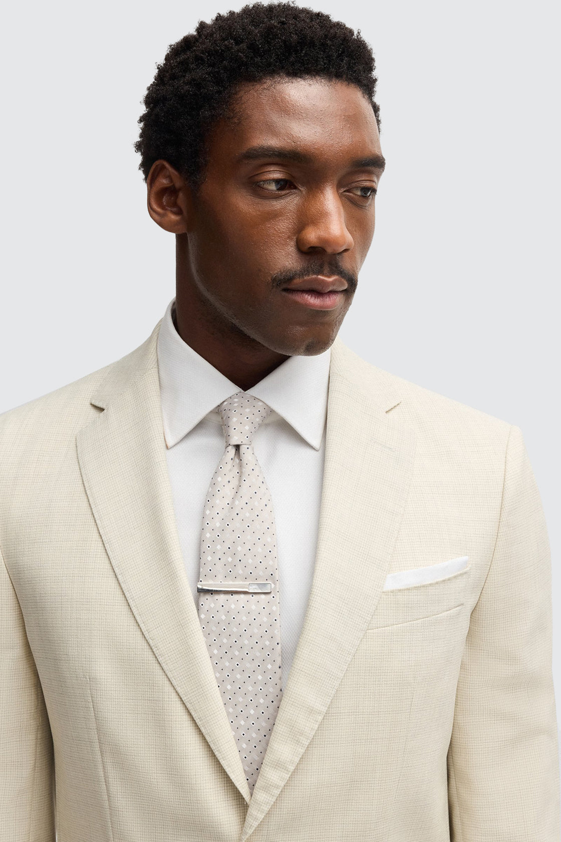 Hugo Boss H-Tie 7.5cm Open White