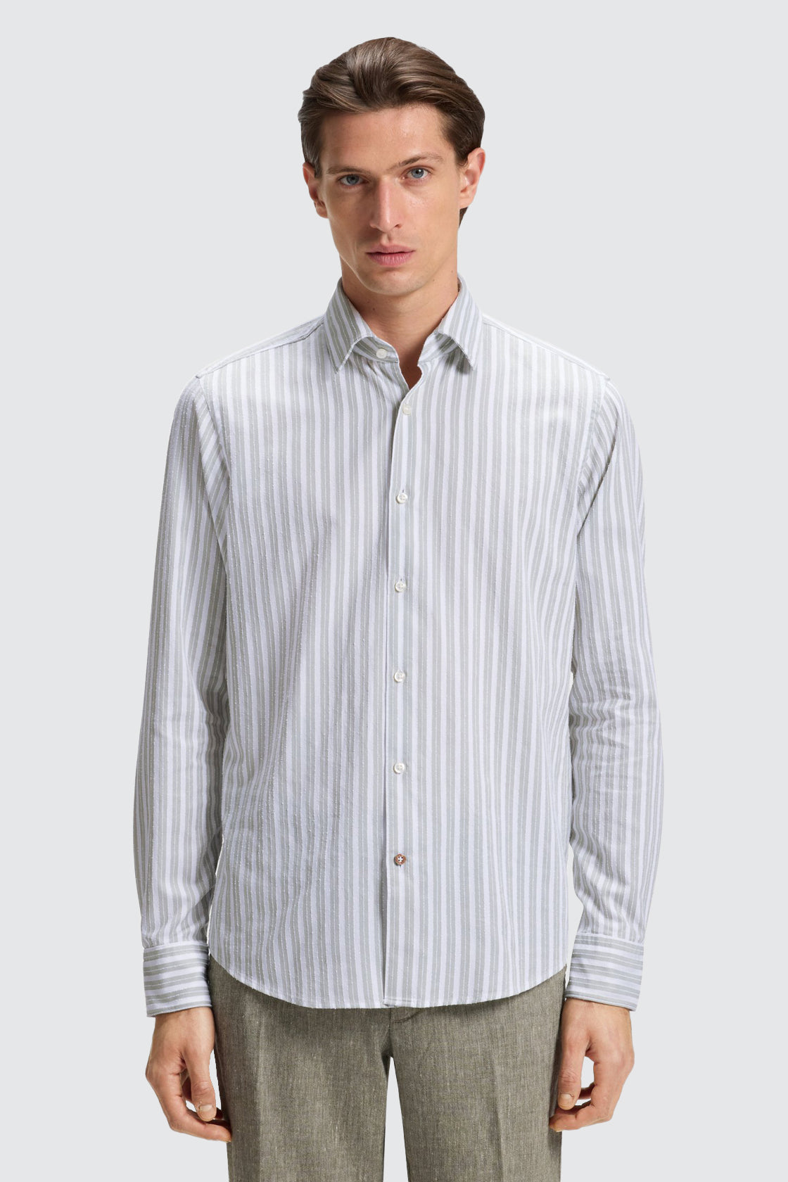 Hugo Boss C-Joe Kent Reg. Shirt Medium Green