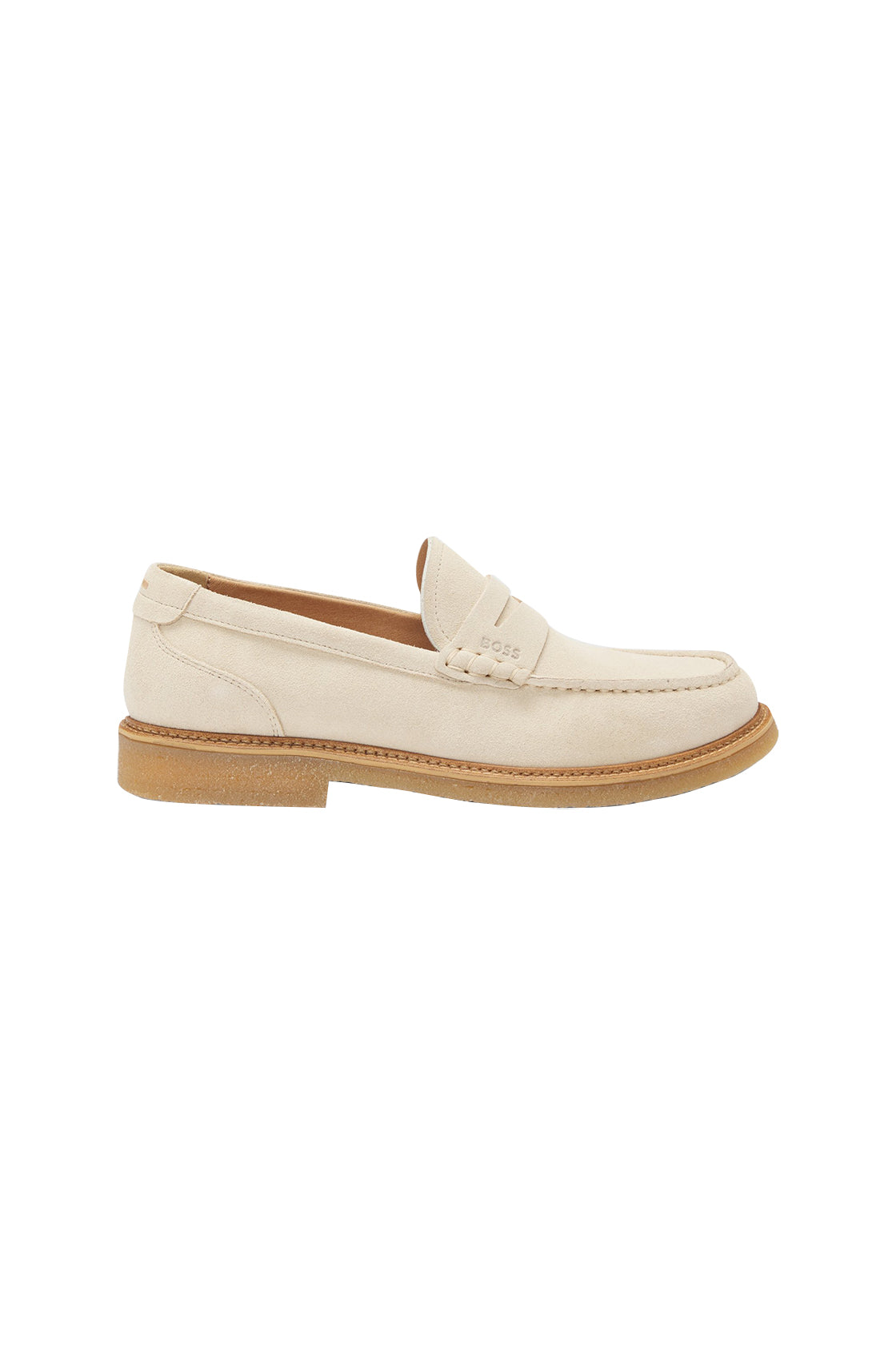 Hugo Boss Kope Moccasin Casual Shoe Open White