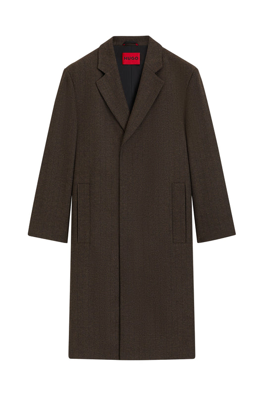Hugo Boss Maldo Coat Medium Brown