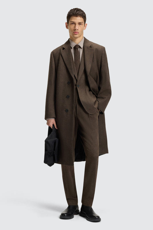 Hugo Boss Maldo Coat Medium Brown