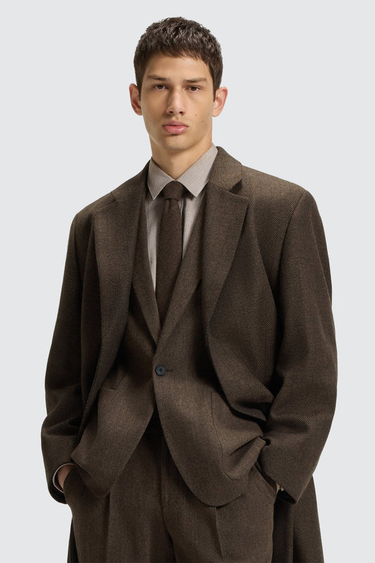 Hugo Boss Maldo Coat Medium Brown