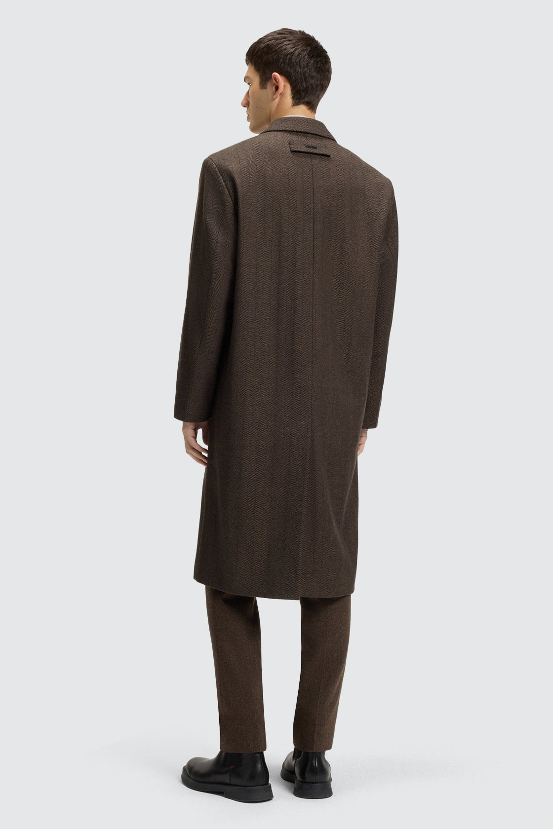 Hugo Boss Maldo Coat Medium Brown