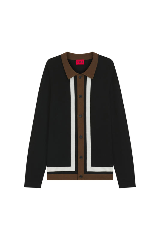 Hugo Boss Splon Cardigan Black