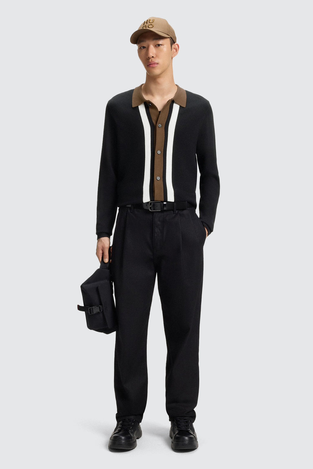 Hugo Boss Splon Cardigan Black