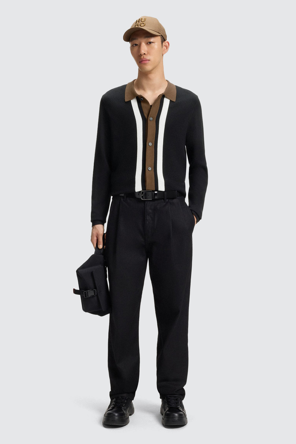 Hugo Boss Splon Cardigan Black