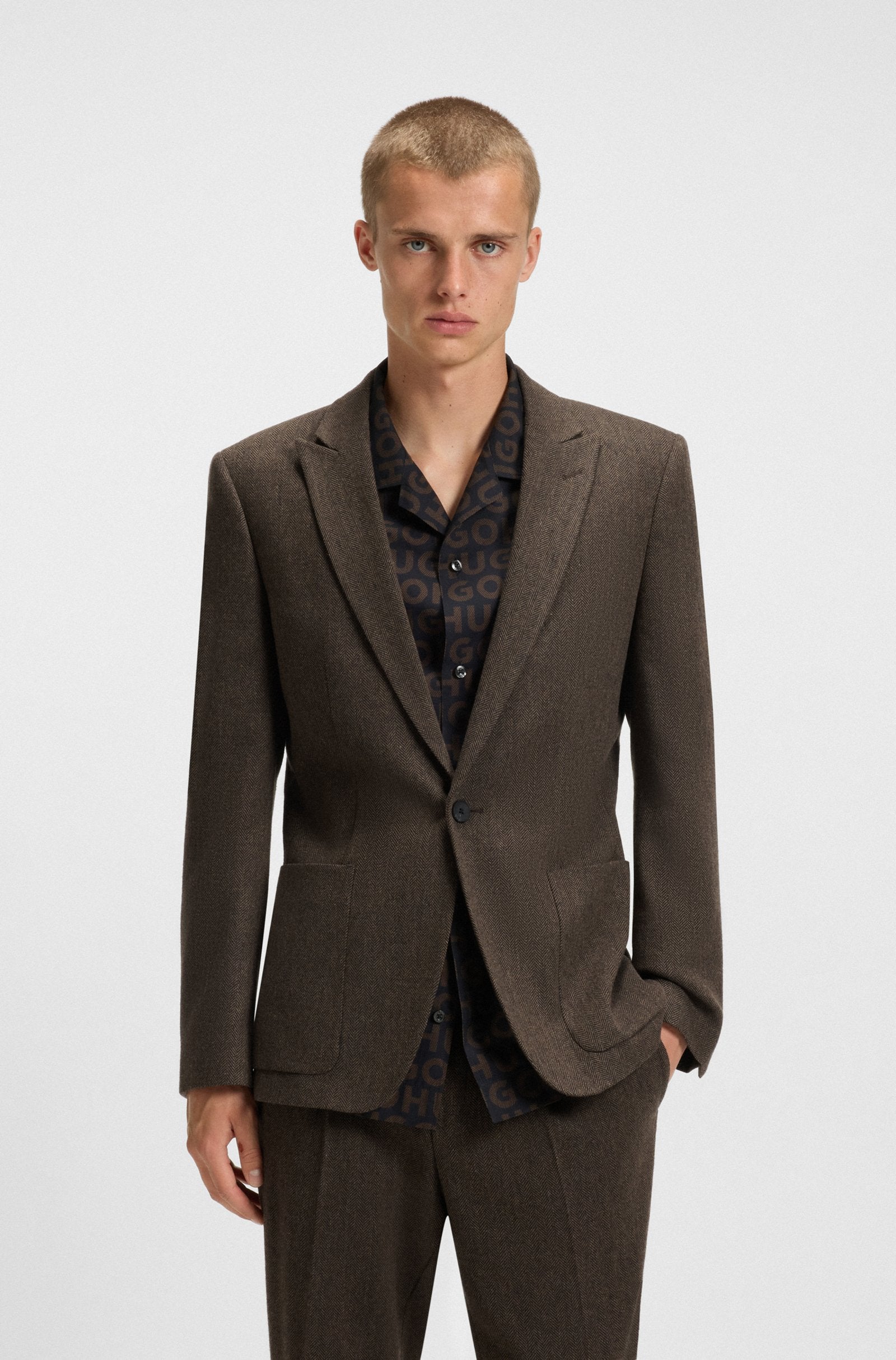 Hugo Boss Arti Jacket Medium Brown