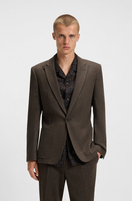 Hugo Boss Arti/Flips Suit Medium Brown
