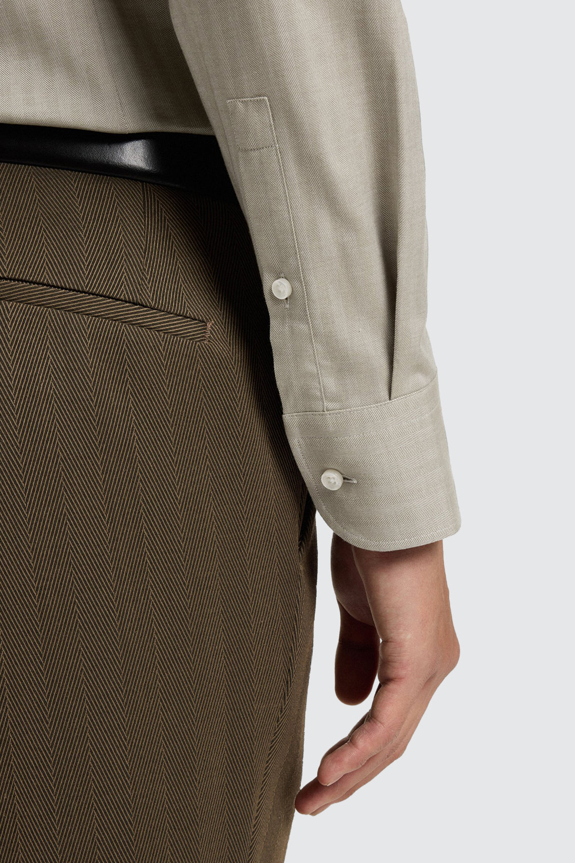 Hugo Boss Hank-Kent Shirt Open Brown