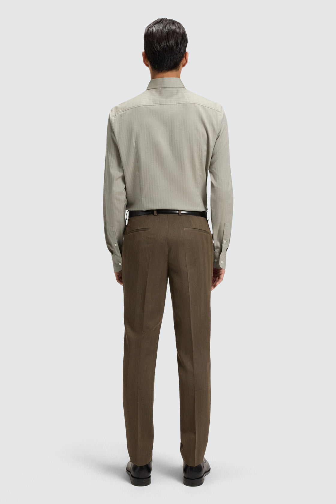 Hugo Boss Hank-Kent Shirt Open Brown
