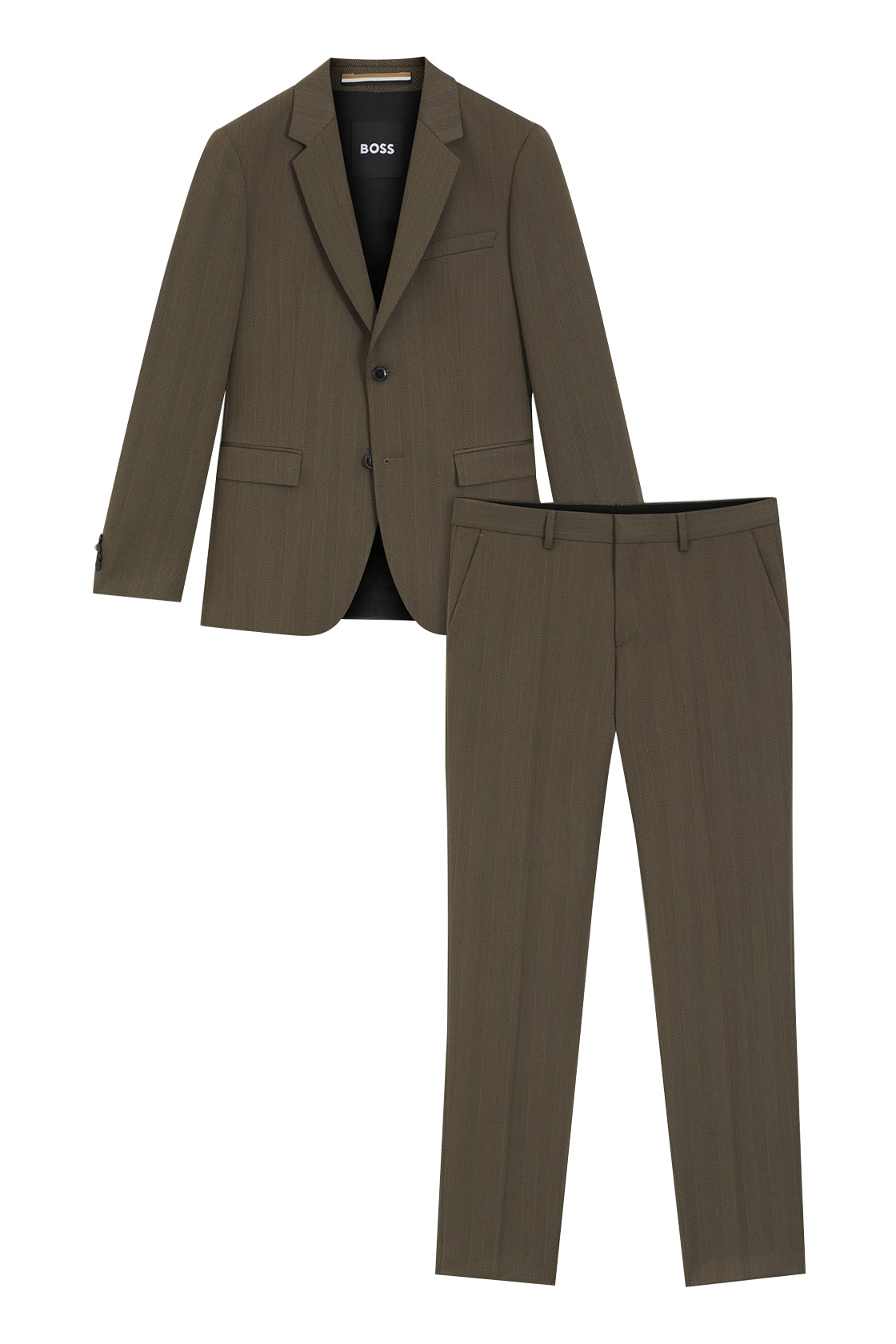 Hugo Boss H-Houston 2pc-252 Suit Open Brown