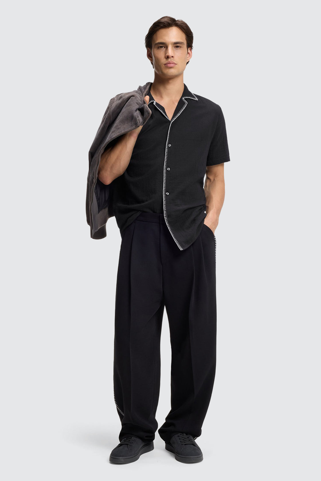 Hugo Boss Ellino Relaxed Fit Shirt Black