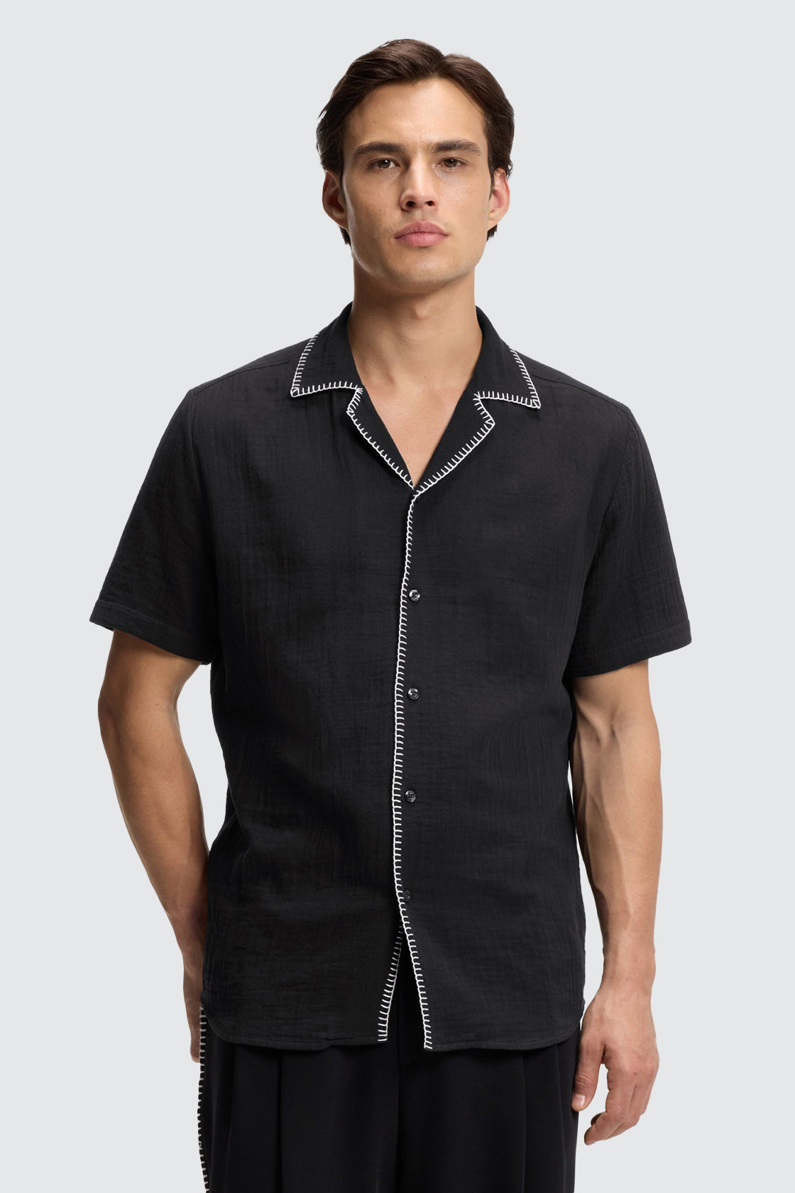 Hugo Boss Ellino Relaxed Fit Shirt Black