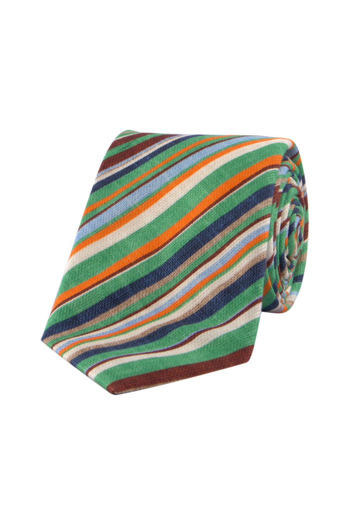 Hemley 7.5cm Cotton Stripe Tie 1244028-1/3