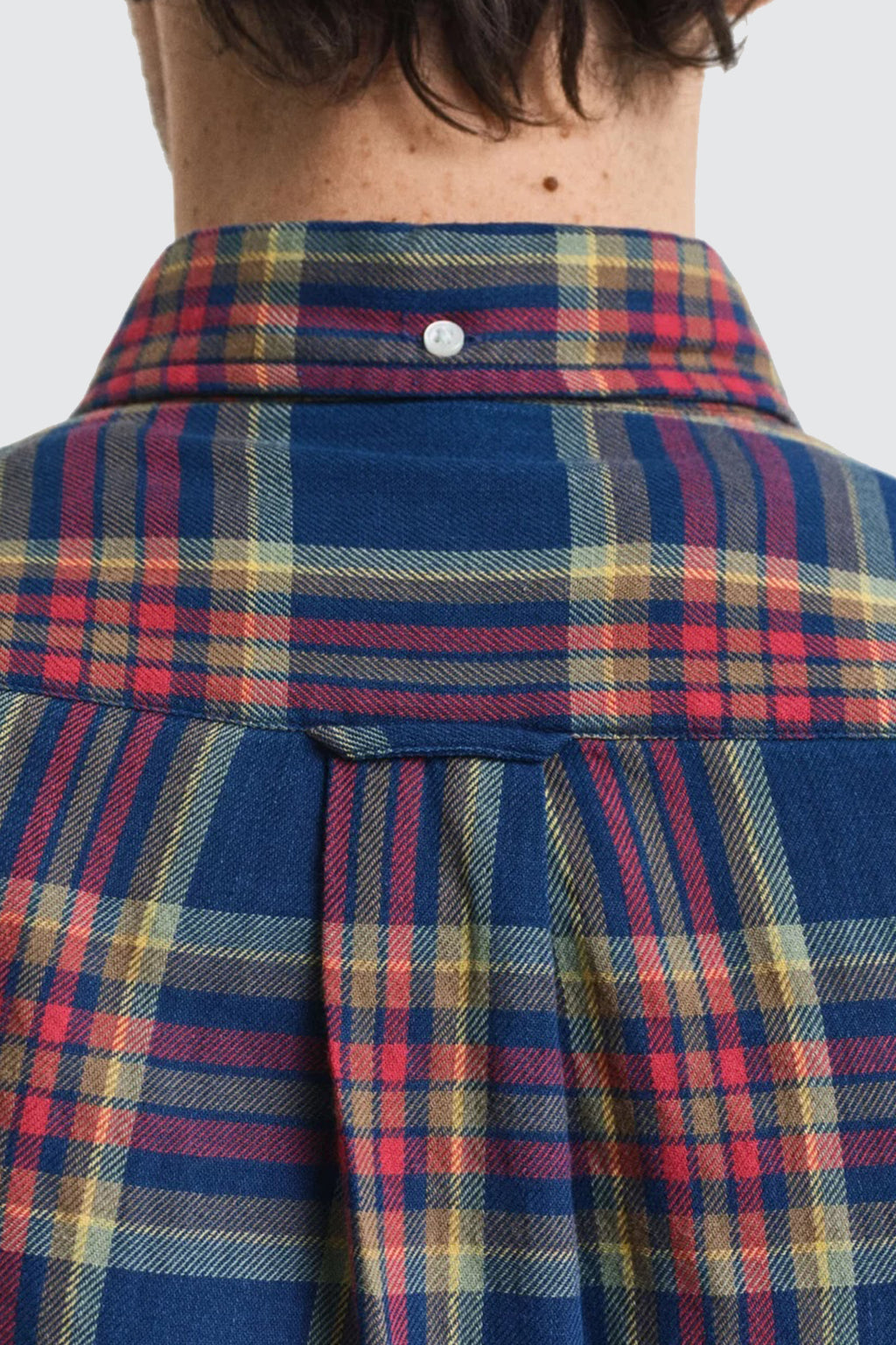 Gant Regular Indigo Twill Check LS Shirt Indigo
