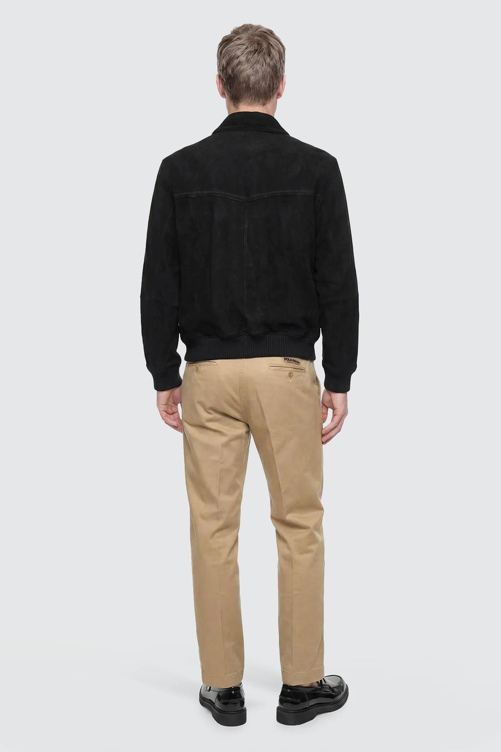 Hugo Boss Lemai Leather X-Slim Jacket Black