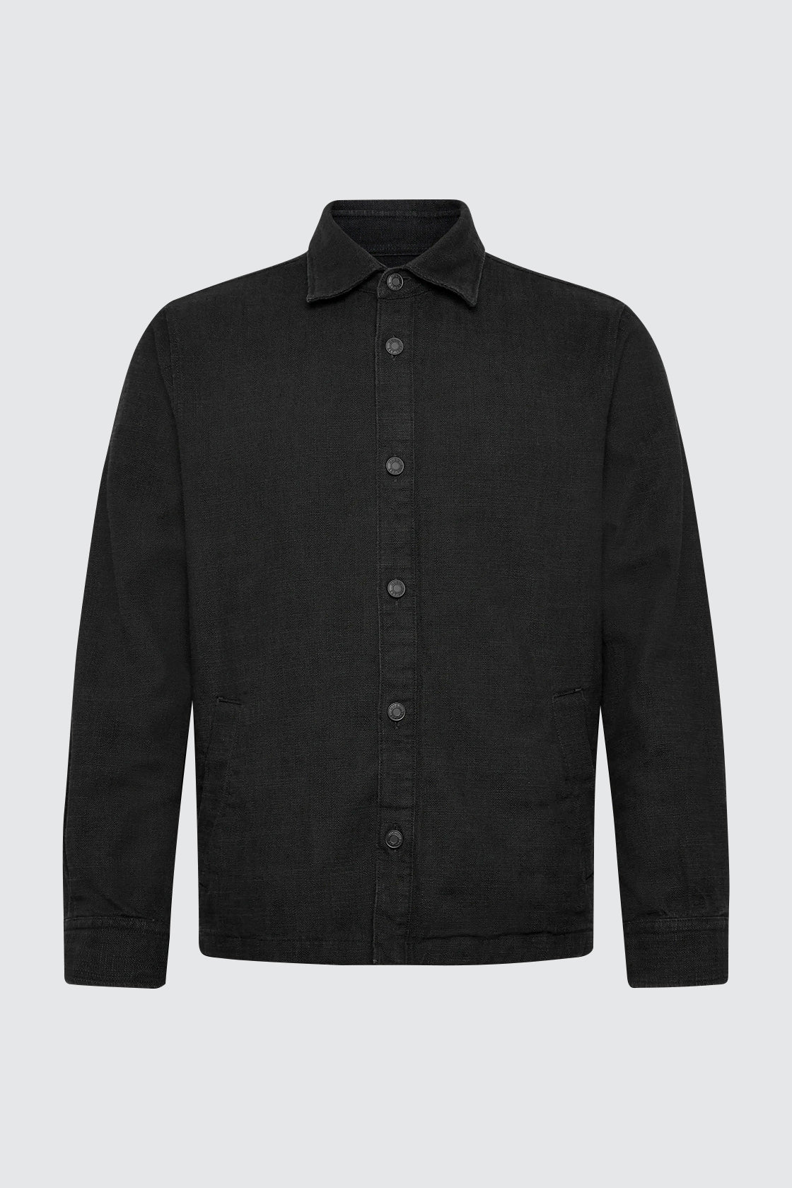 Hugo Boss Ecord LS Oversize Fit Shirt Black