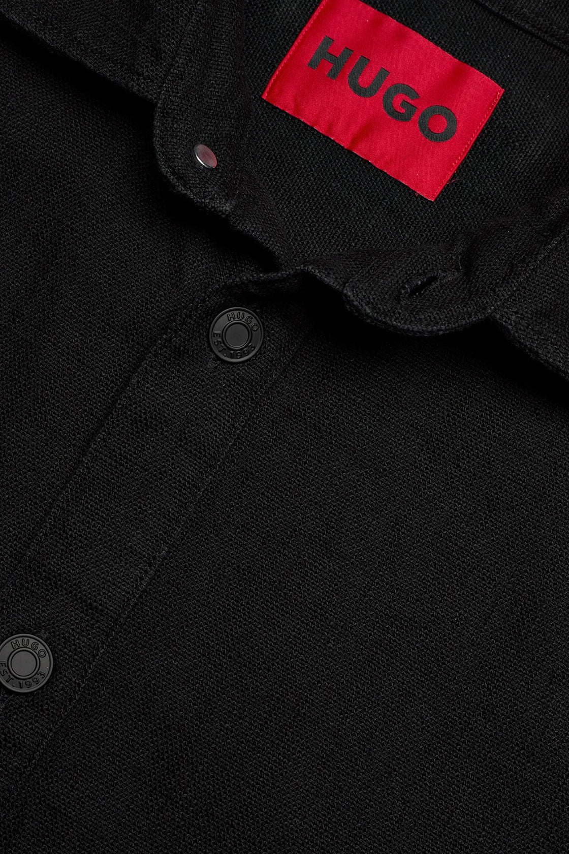 Hugo Boss Ecord LS Oversize Fit Shirt Black