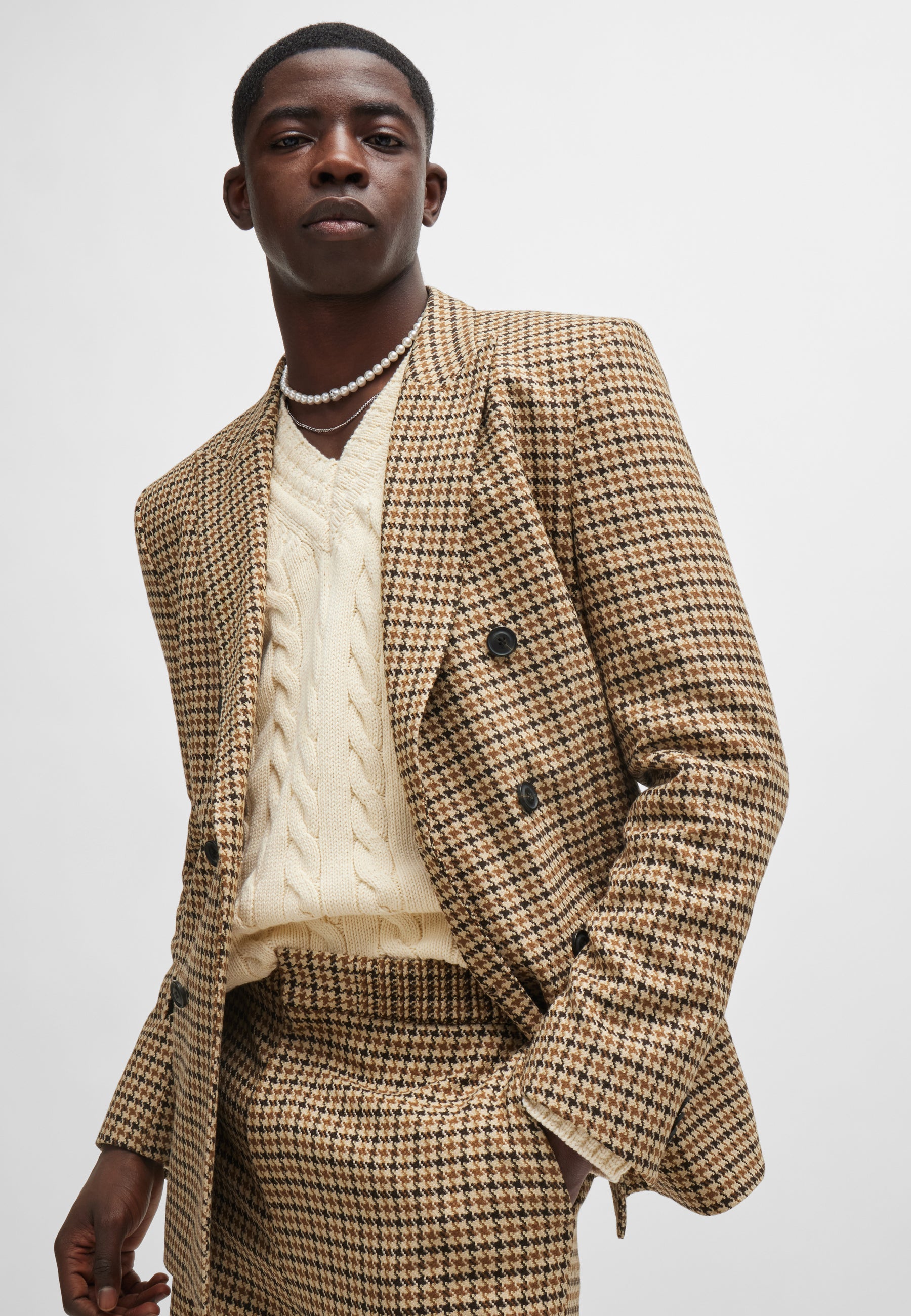 Hugo Boss Arti Slim Jacket Dark Brown