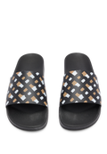 Hugo Boss Bay Slide Open Brown