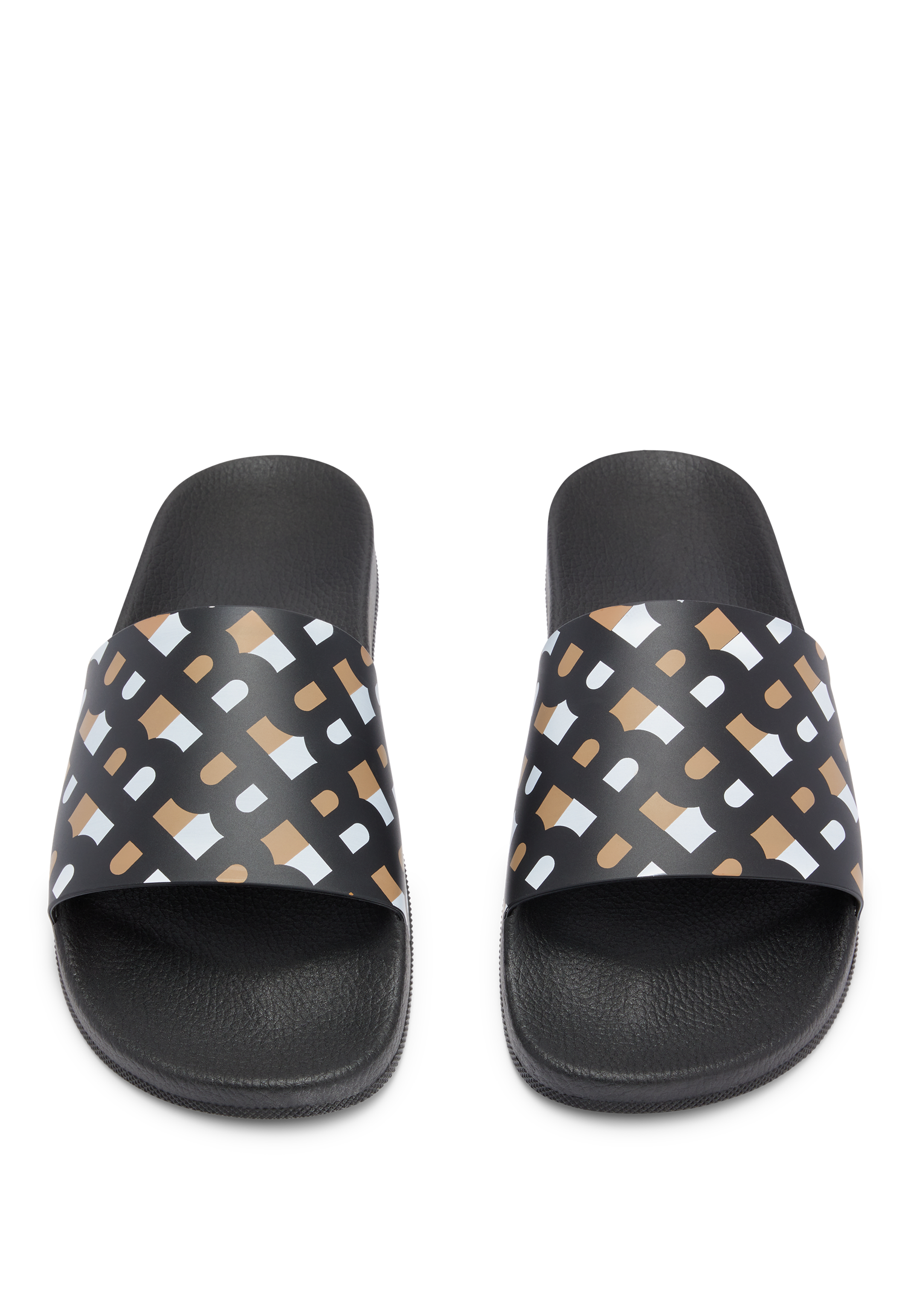 Hugo Boss Bay Slide Open Brown