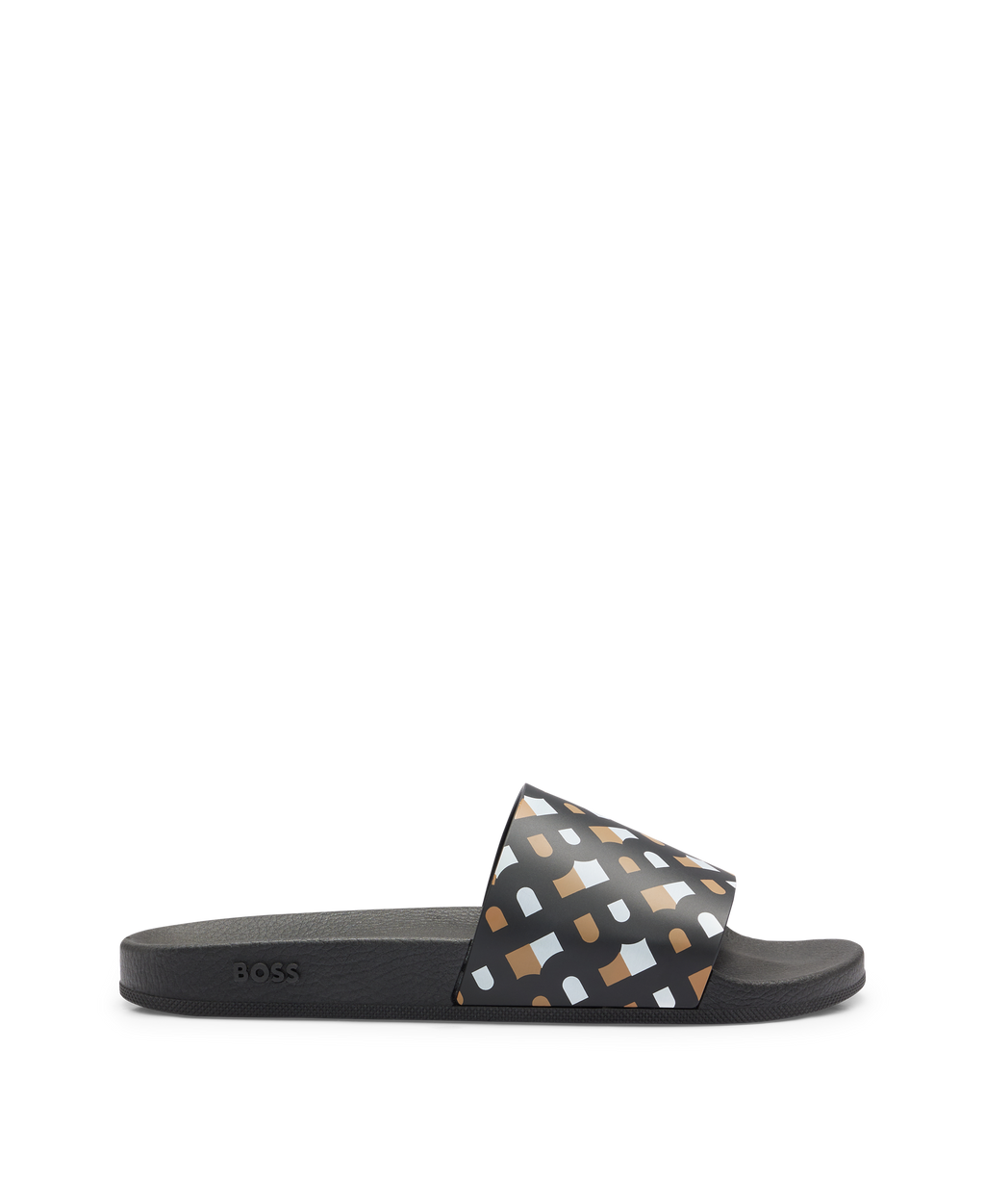 Hugo Boss Bay Slide Open Brown