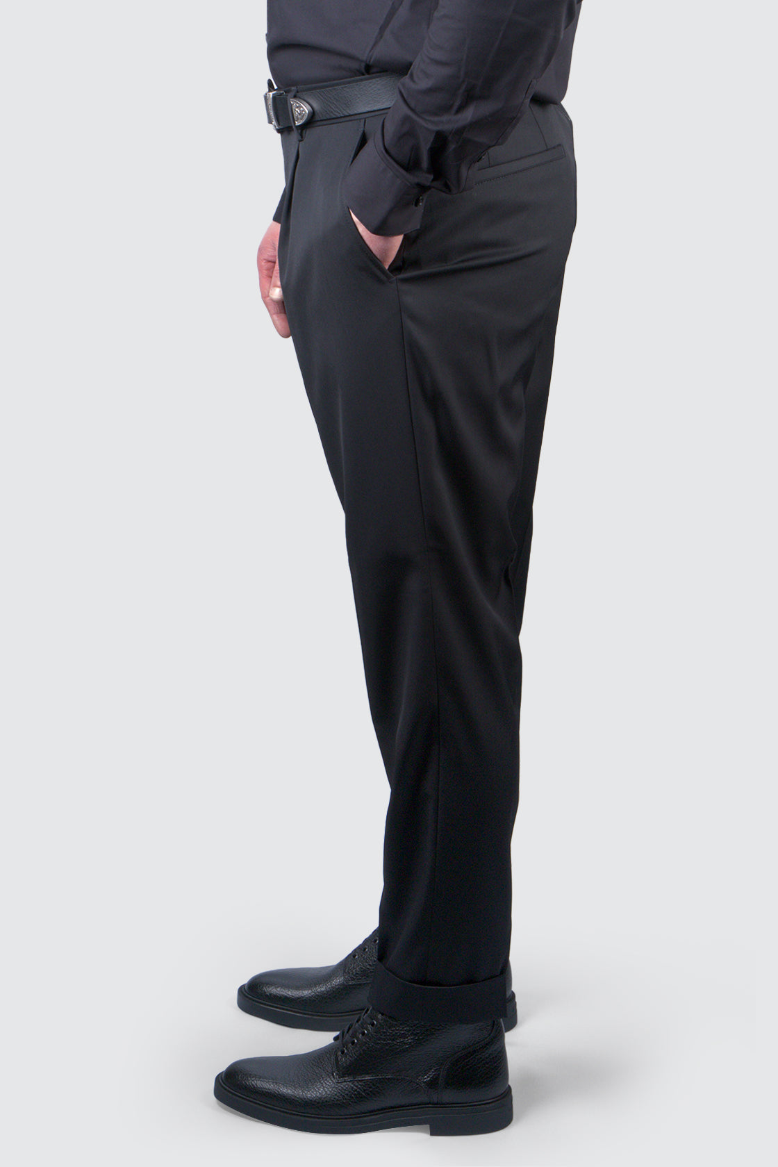 Hugo Boss H-Pepe-Plt Trouser Black