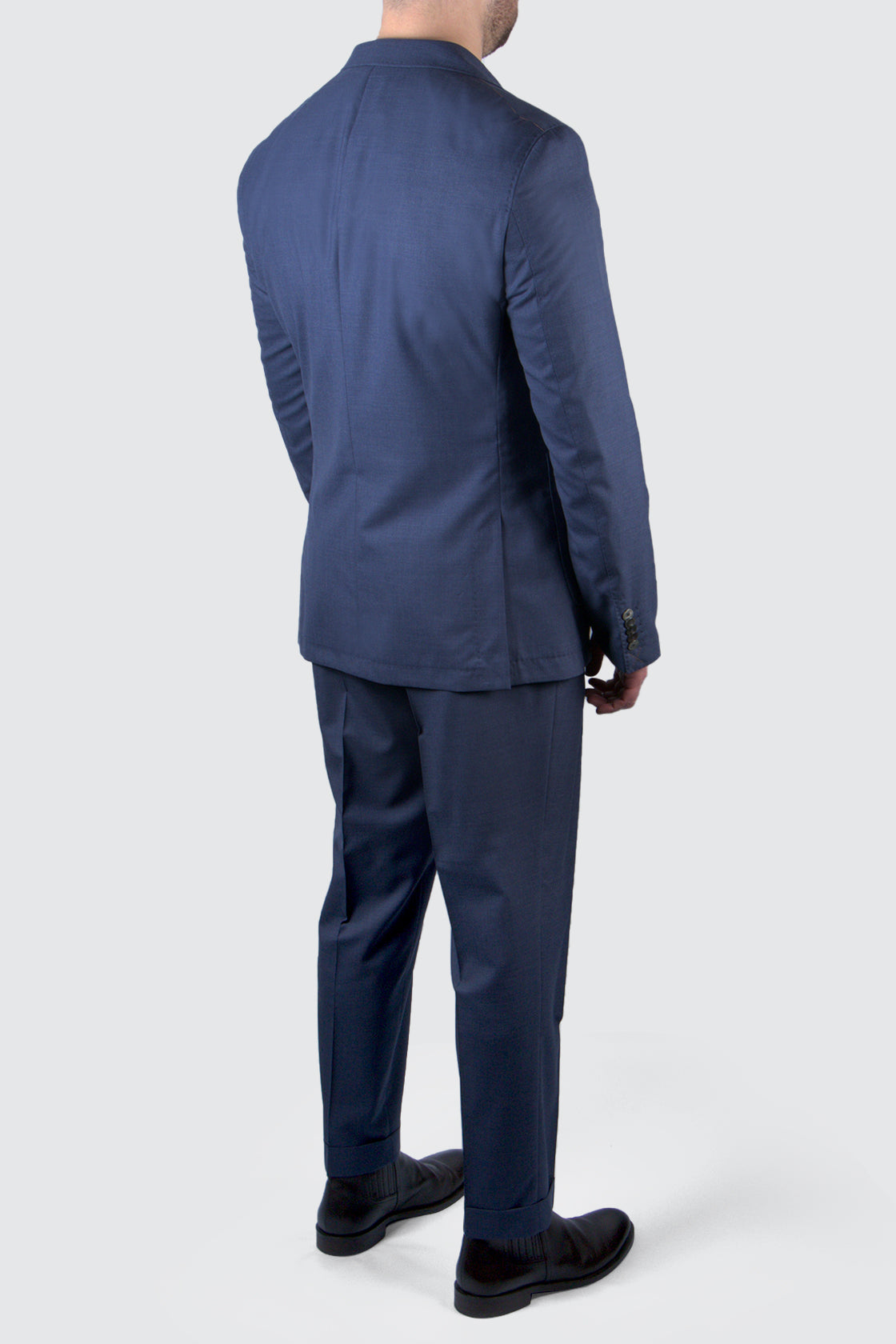 Hugo Boss L-Heston Slim 2pc Suit Open Blue