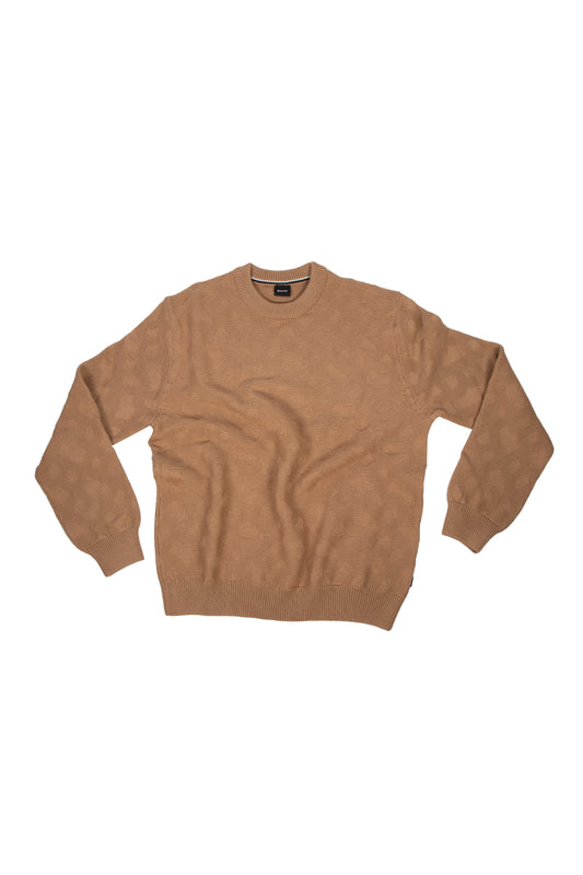 Hugo Boss Palao LS Crew Knit Med. Beige