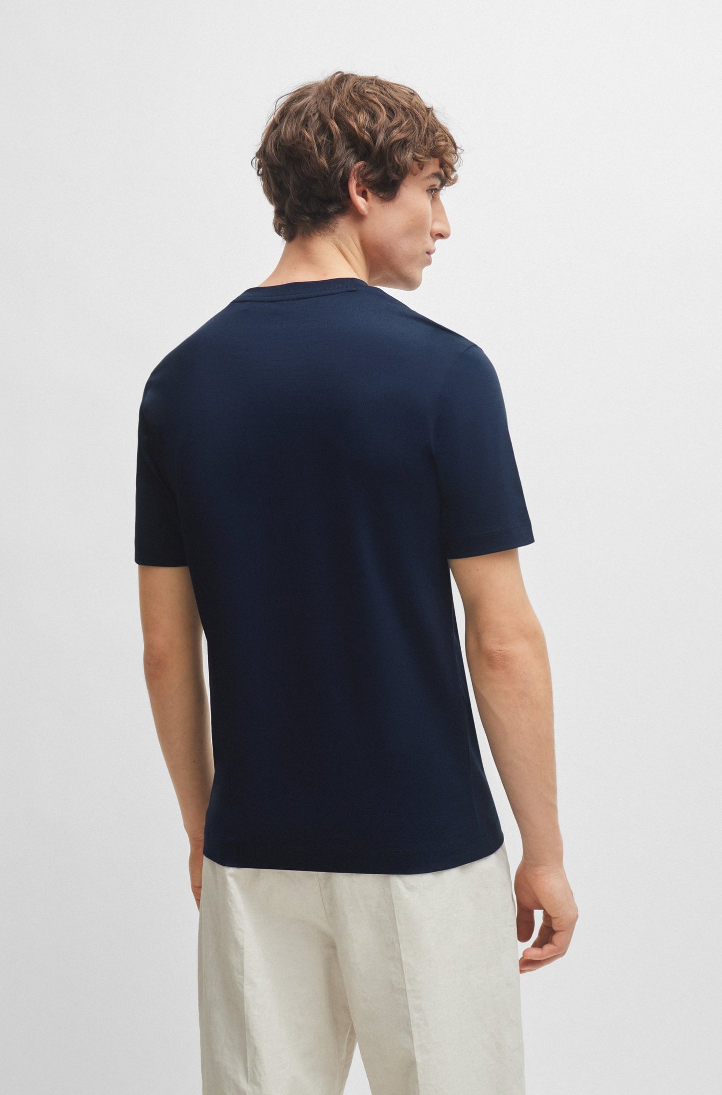 Hugo Boss Thompson SS Jersey Tee Dark Blue