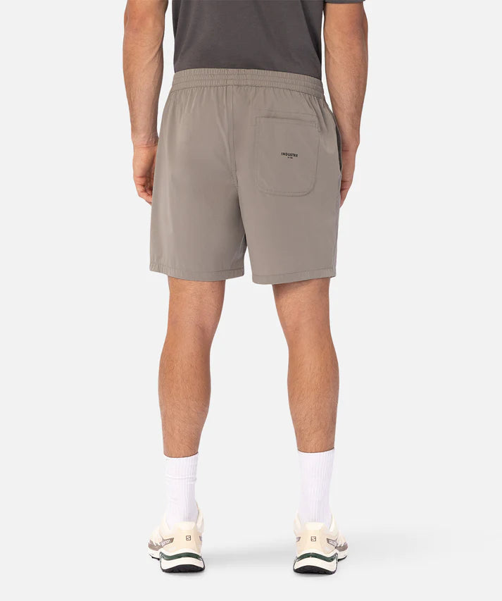 Industrie The Owens Linen Short - Tech Basil