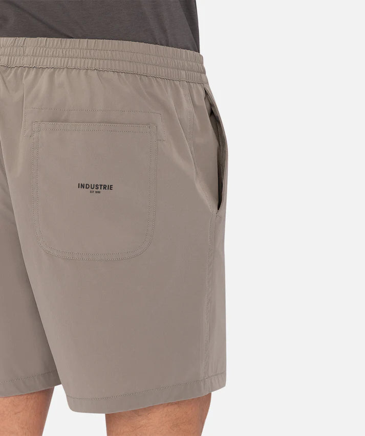 Industrie The Owens Linen Short - Tech Basil