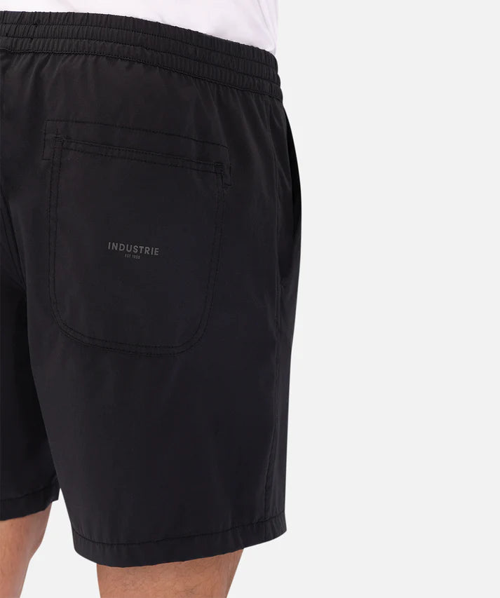 Industrie The Owens Linen Short - Tech Black