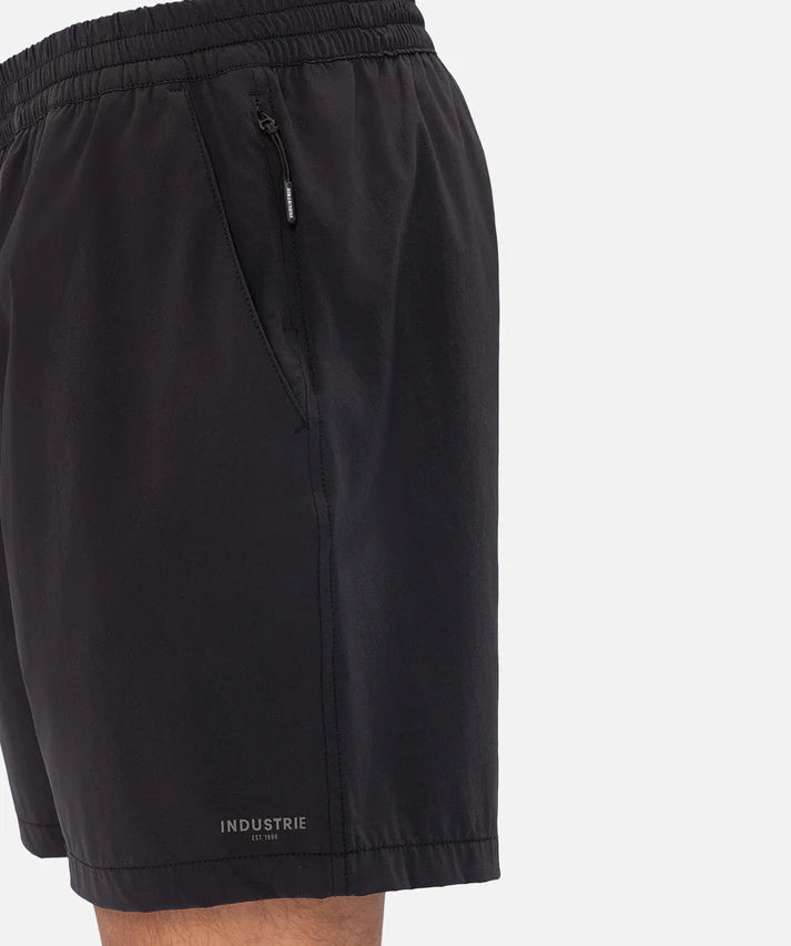 Industrie The Owens Linen Short - Tech Black