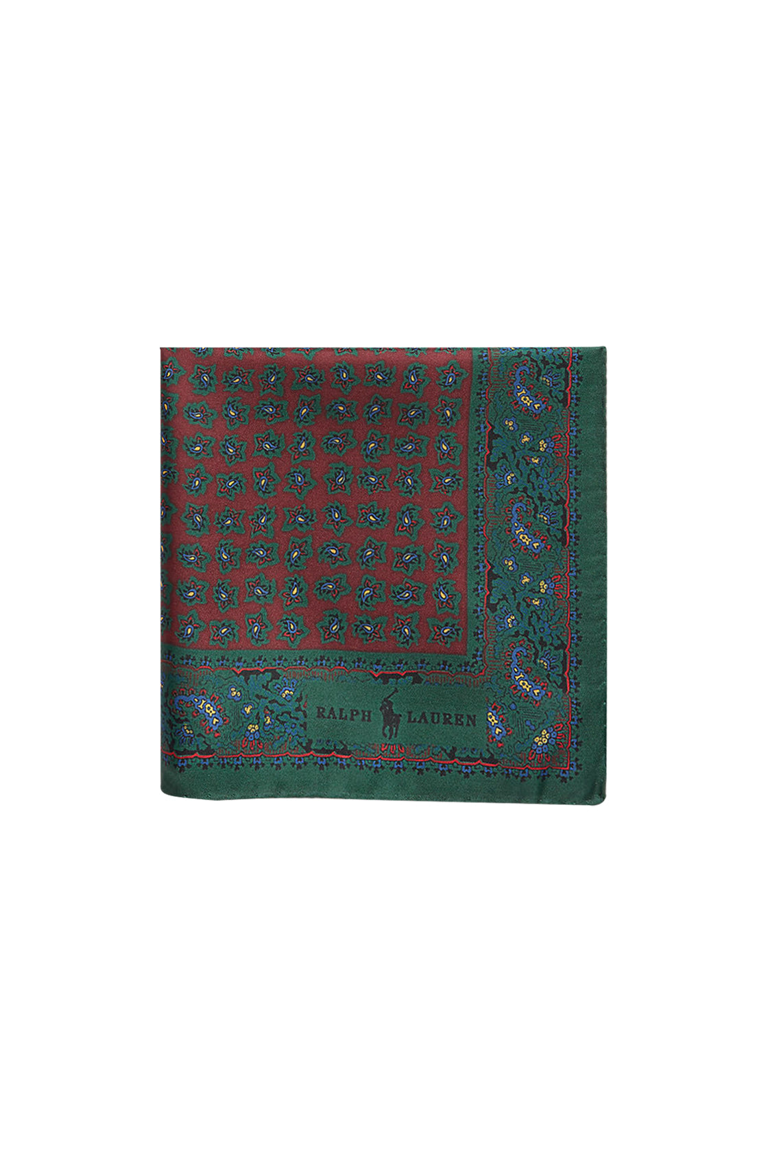 Polo Ralph Lauren Pocket Square Ancient Foulard Dark Red
