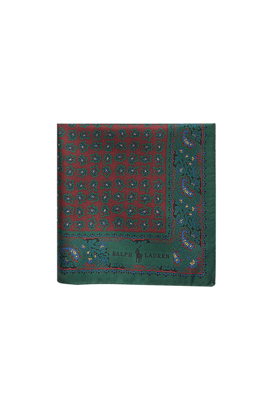 Polo Ralph Lauren Pocket Square Ancient Foulard Dark Red
