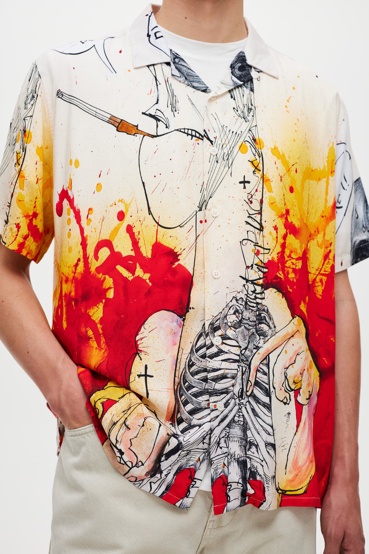 Neuw Steadman Art SS Shirt 2 White