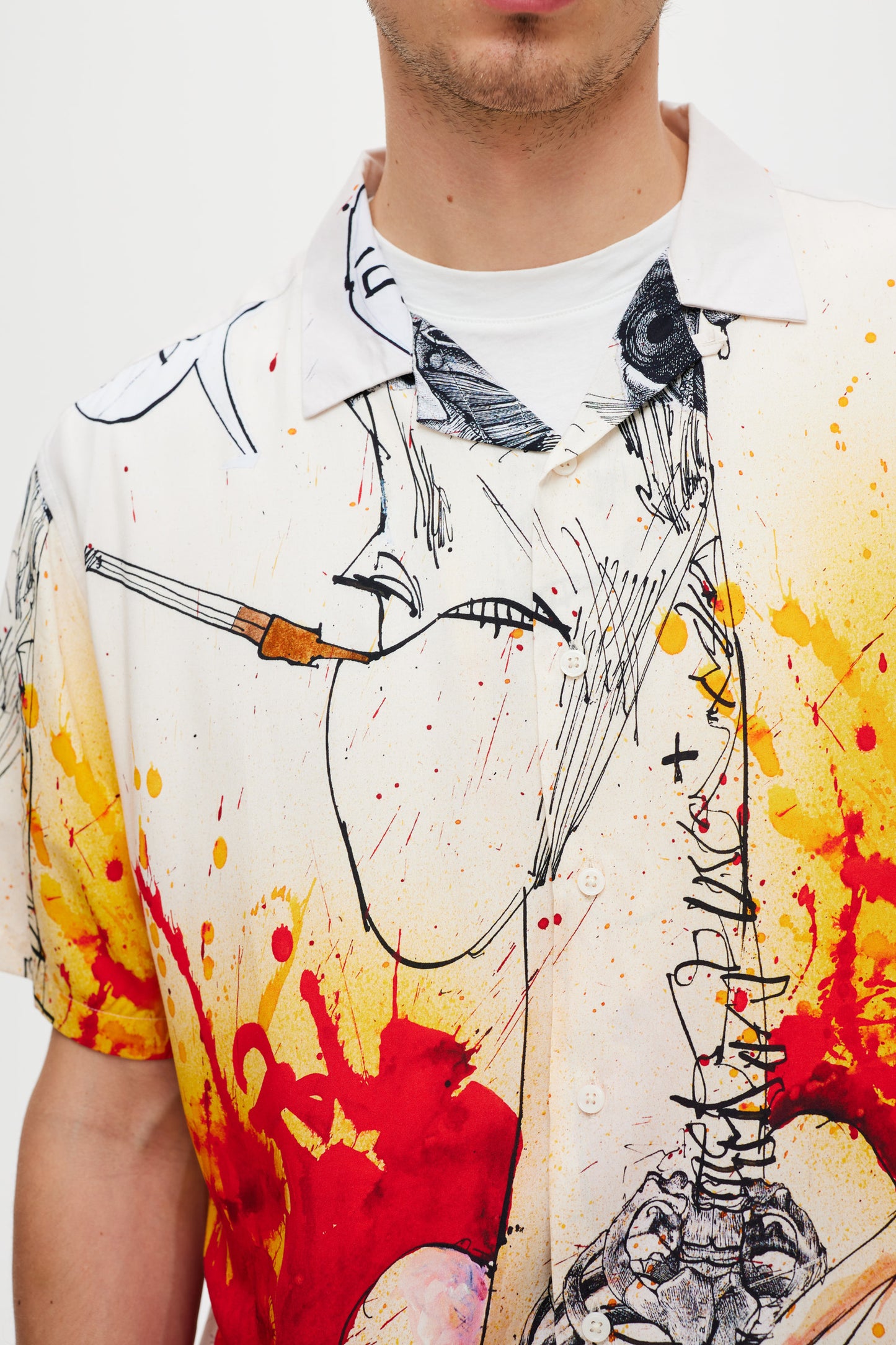 Neuw Steadman Art SS Shirt 2 White