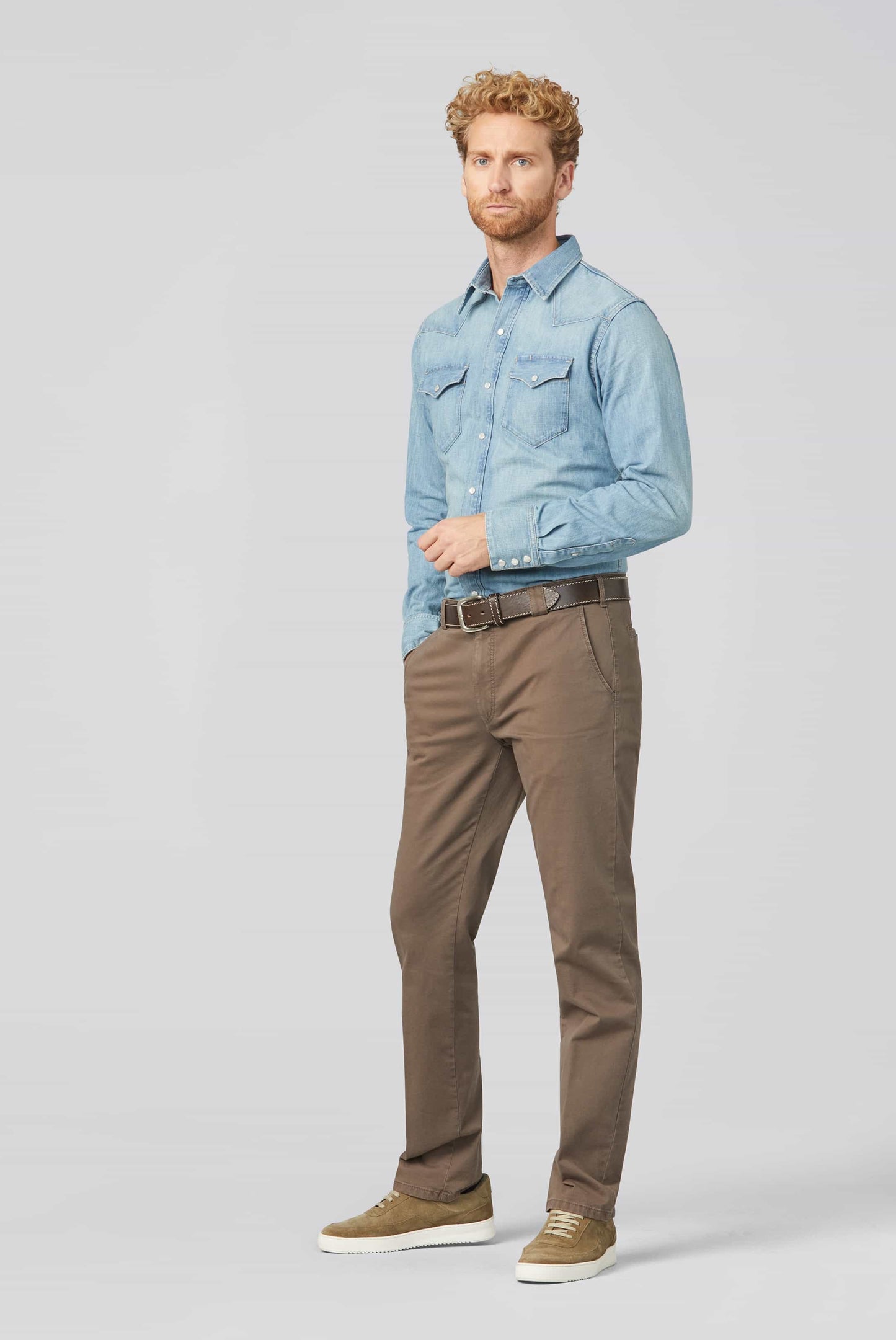 Meyer Roma Cotton Trouser Putty