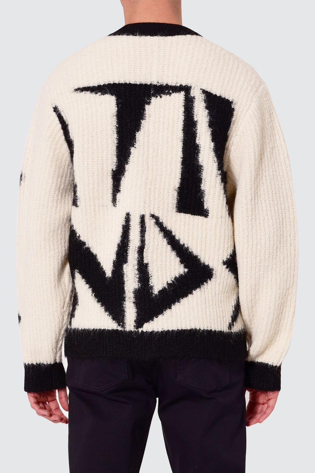 Neuw Fuzzy Cardigan Black