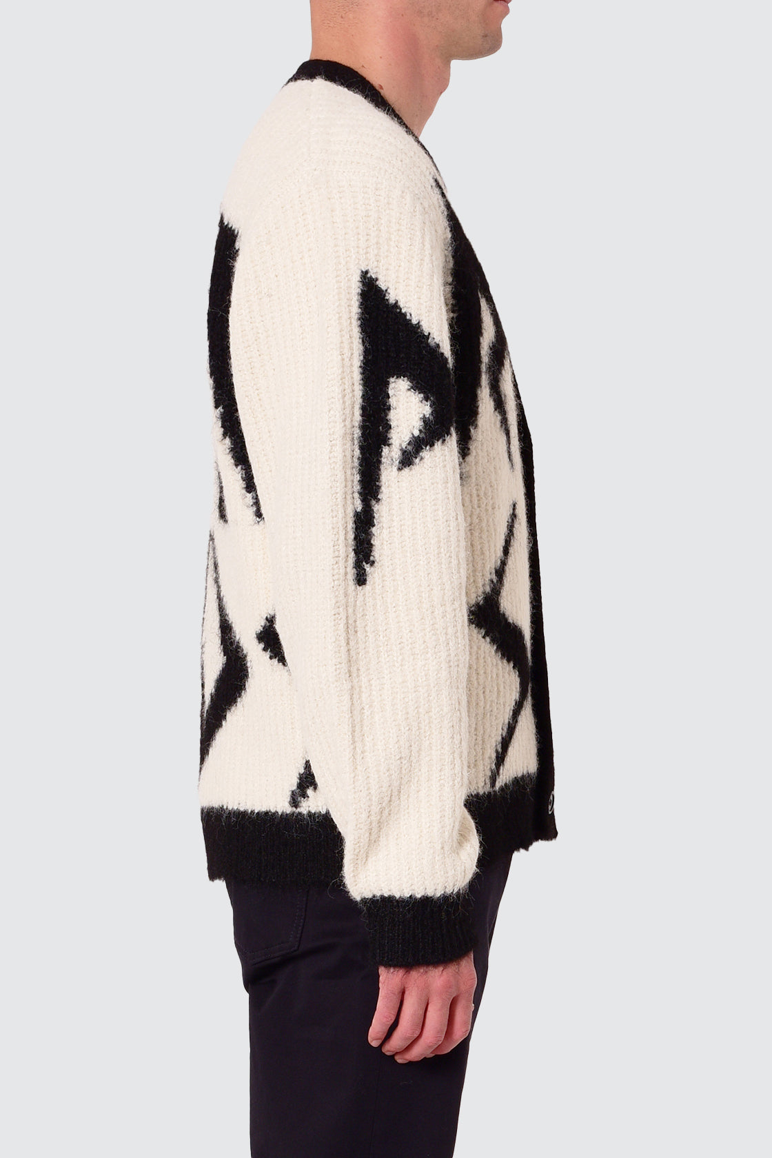 Neuw Fuzzy Cardigan Black
