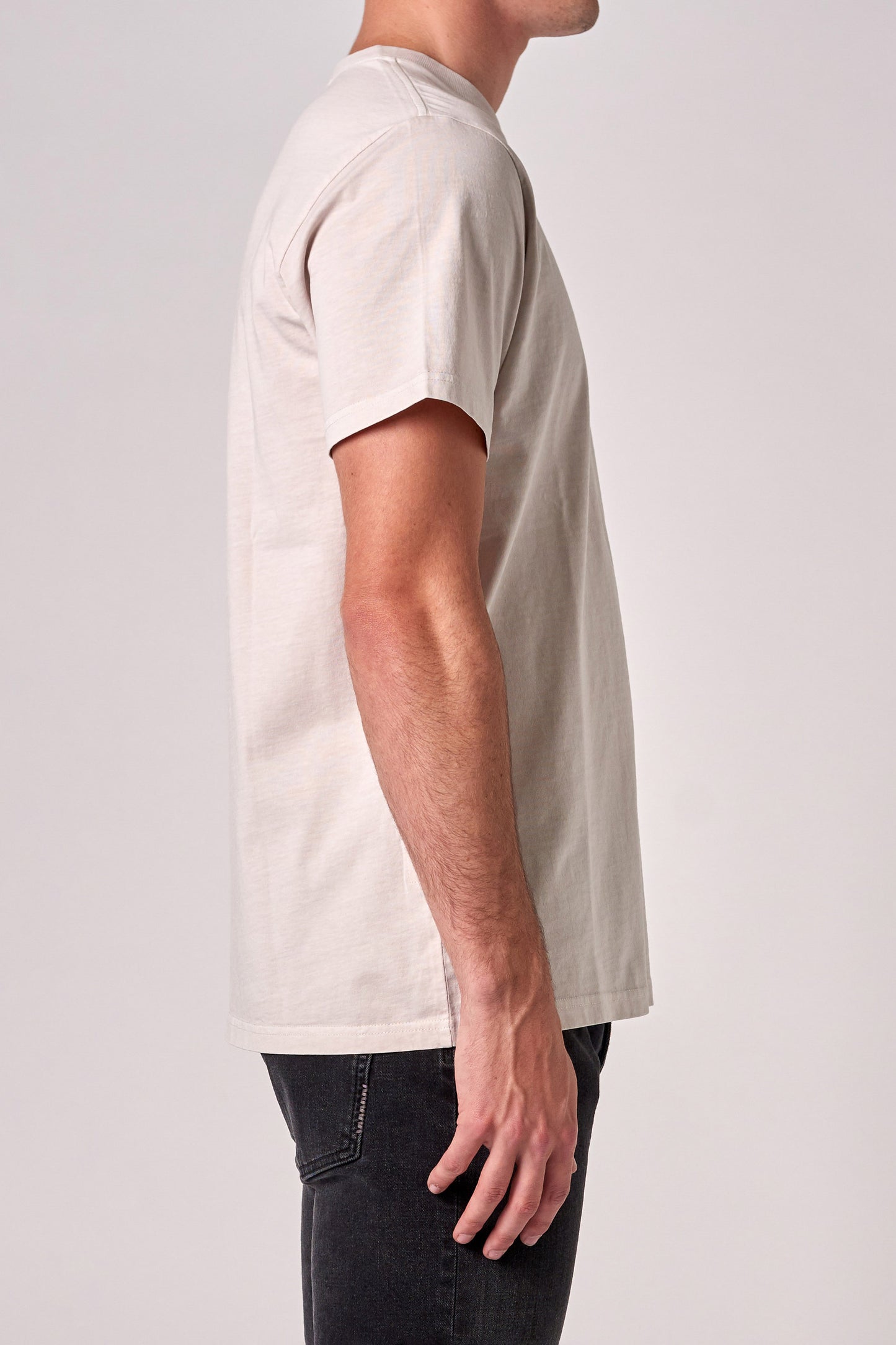 Neuw Organic Band Tee Washed Stone