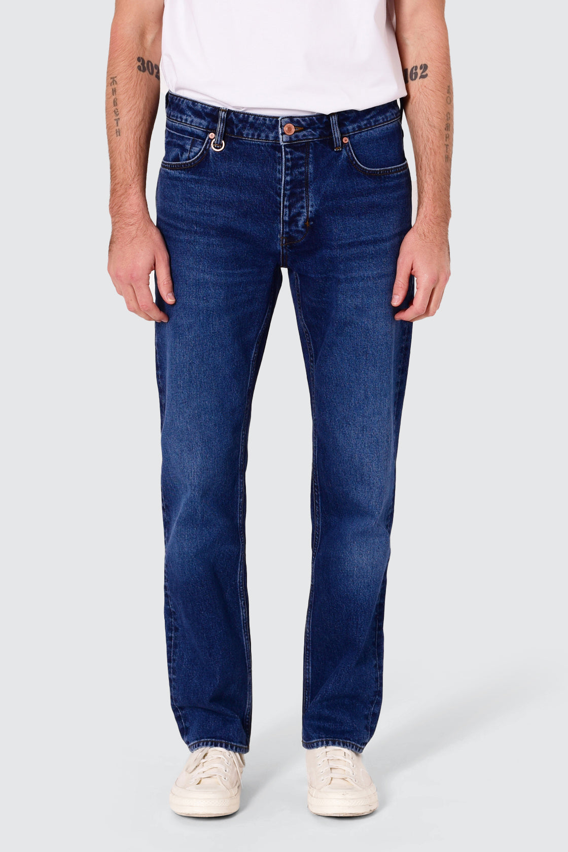 Neuw Ray Straight Trinity Jean 32L Mid Indigo