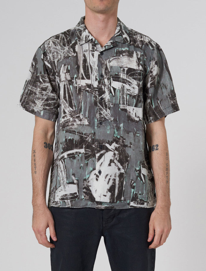 Neuw Yu Art SS Shirt 2 Aqua Green
