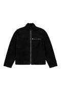 Neuw Zip Thru Borg Jacket Black