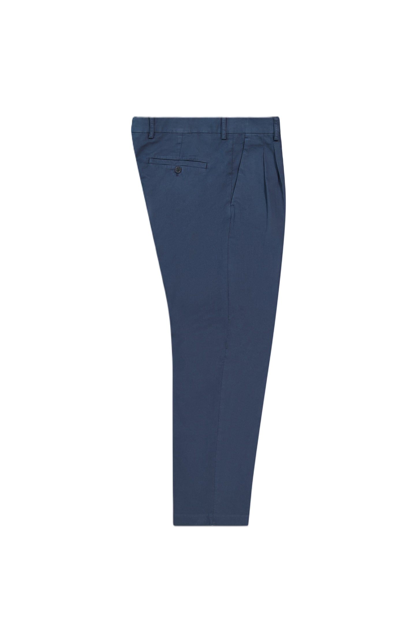 NN07 1803 Fritz Pleated Taper Trouser L34 Navy Blue