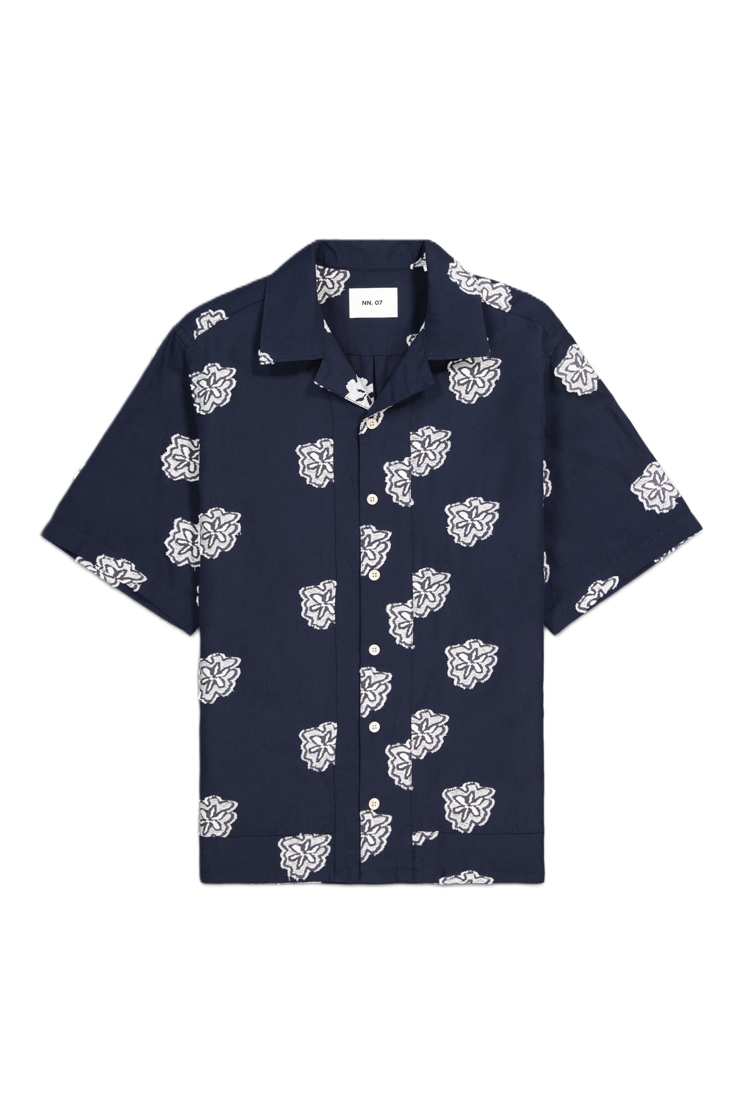 NN07 5736 Leo SS Shirt Navy Blue